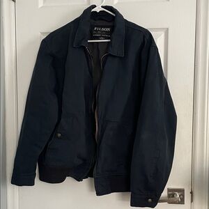 Filson Men's Dark Navy Bomber Jacket